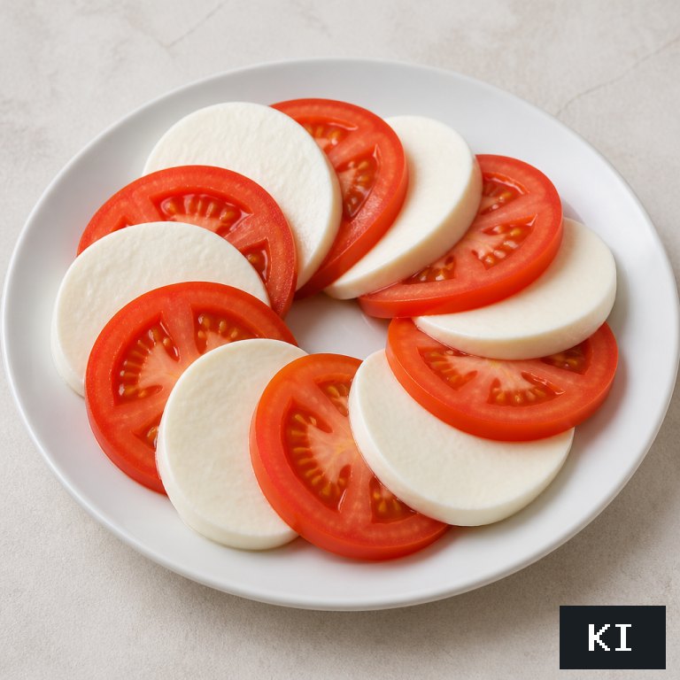Mozzarella mit Tomaten