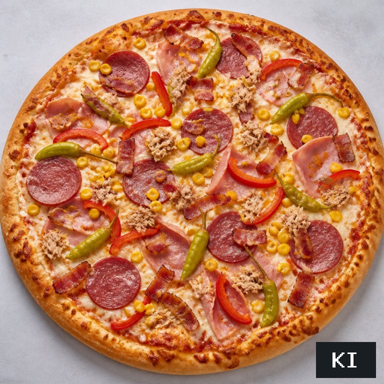 Hauspizza groß 36 cm